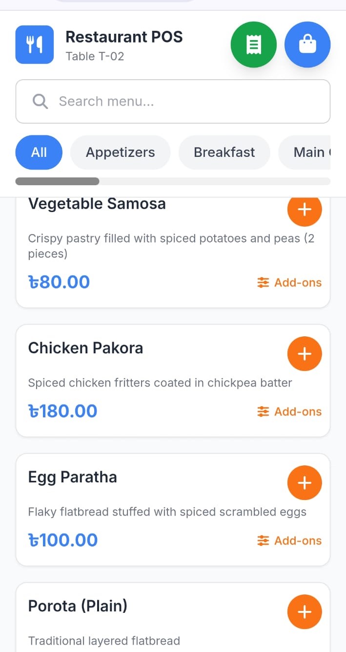 RestoPOS QR Menu